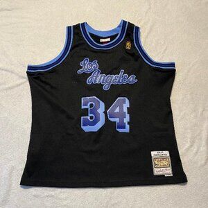 NBA LA Lakers Shaquille O'Neal 96-97 Swingman throwback Jersey Mitchell & Ness